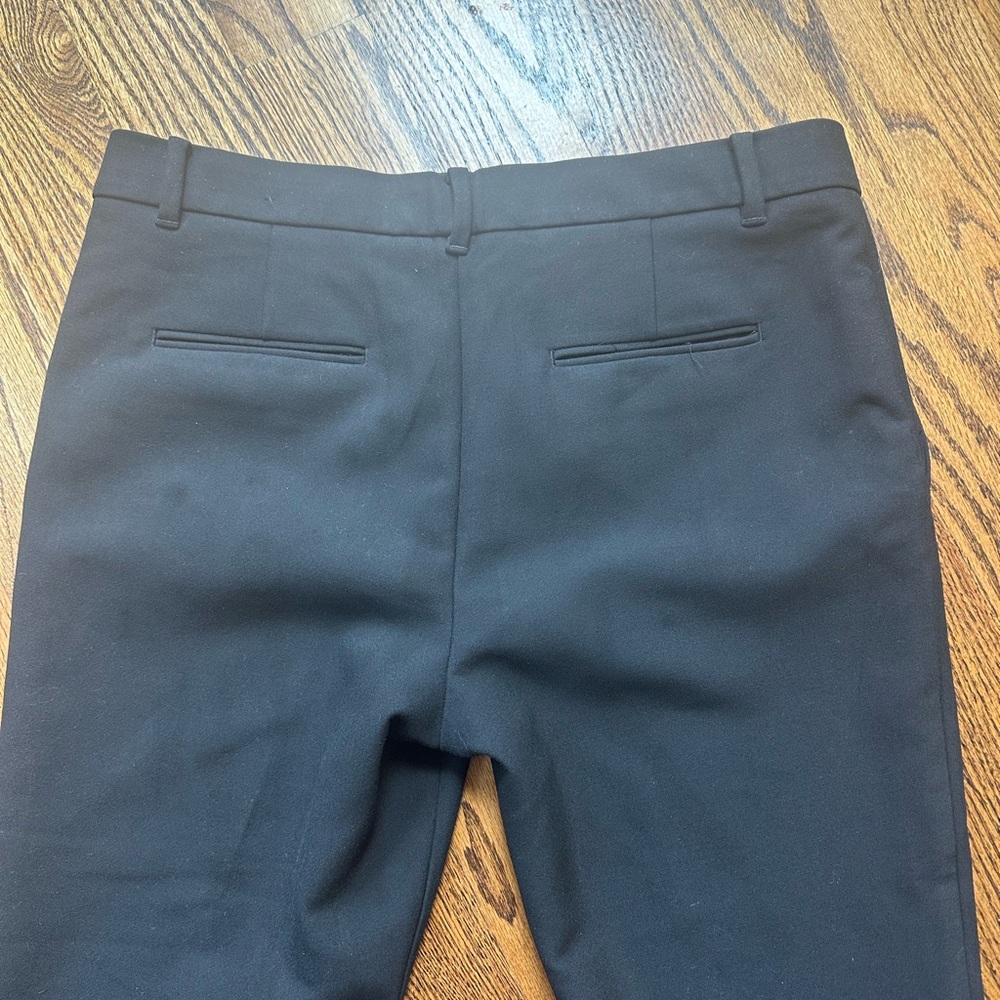 Ann Taylor Petite size 12 Dress ankle Black Pants with Lace Trim - Picture 5 of 7